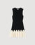Robe courte en maille bicolore