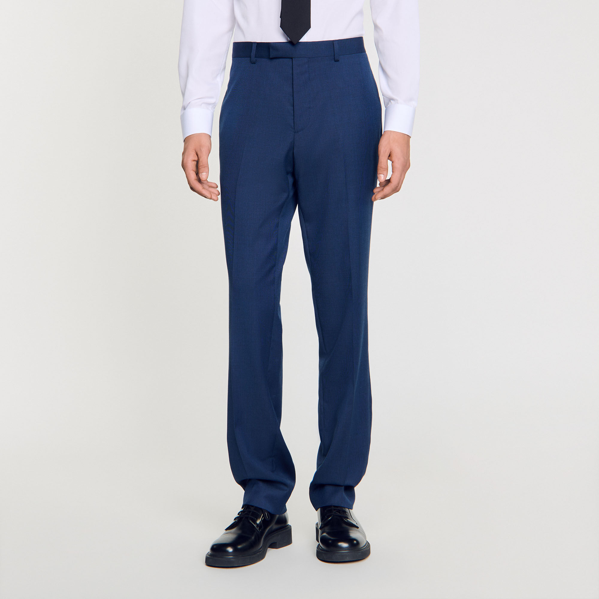 Wool suit trousers