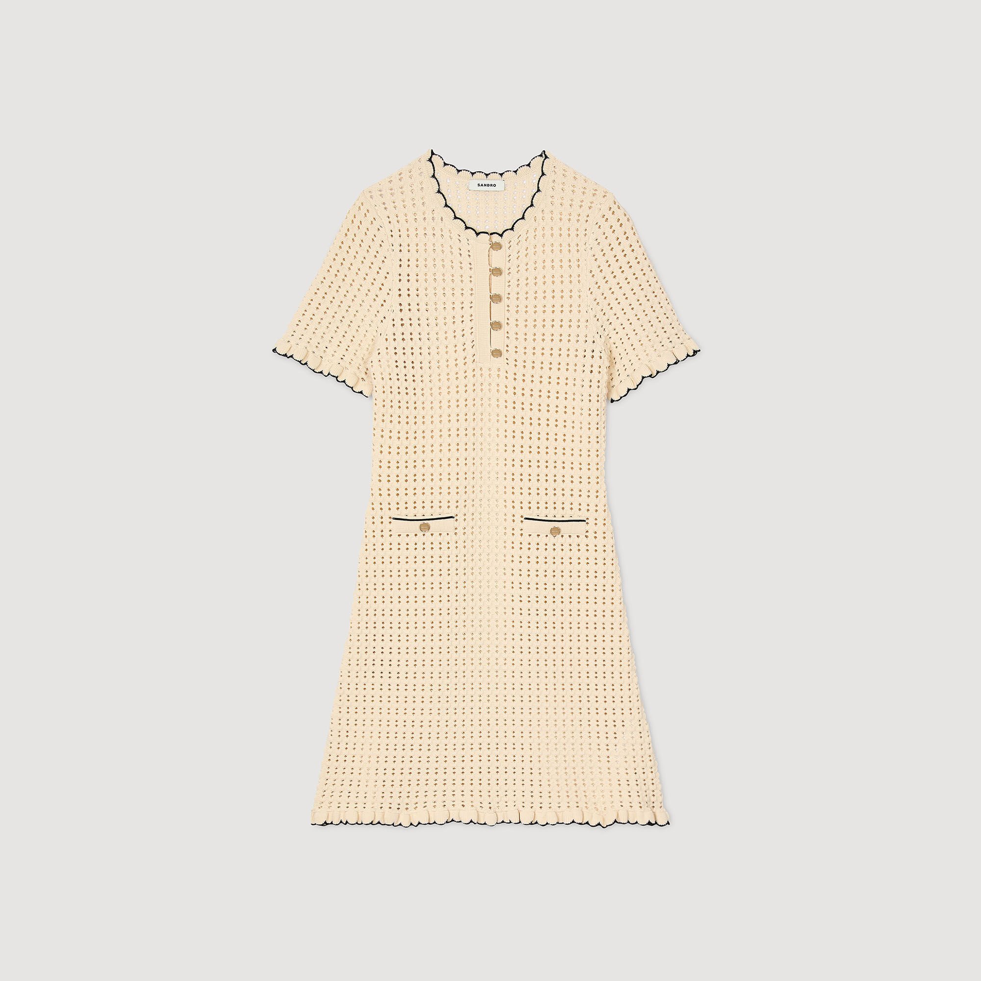 Short knit dress