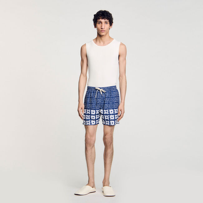 Maillot de bain à imprimé fleuri