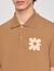 Polo à patch fleur