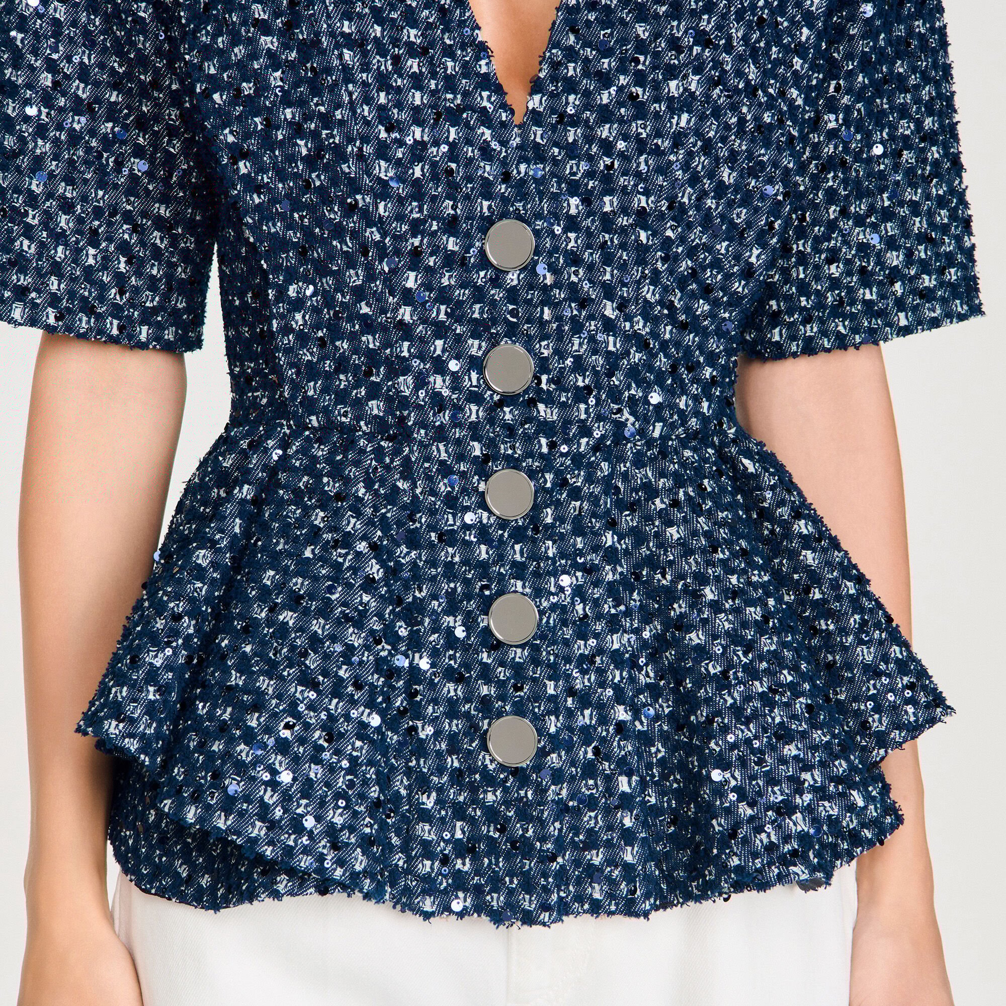 Veste &agrave; sequins