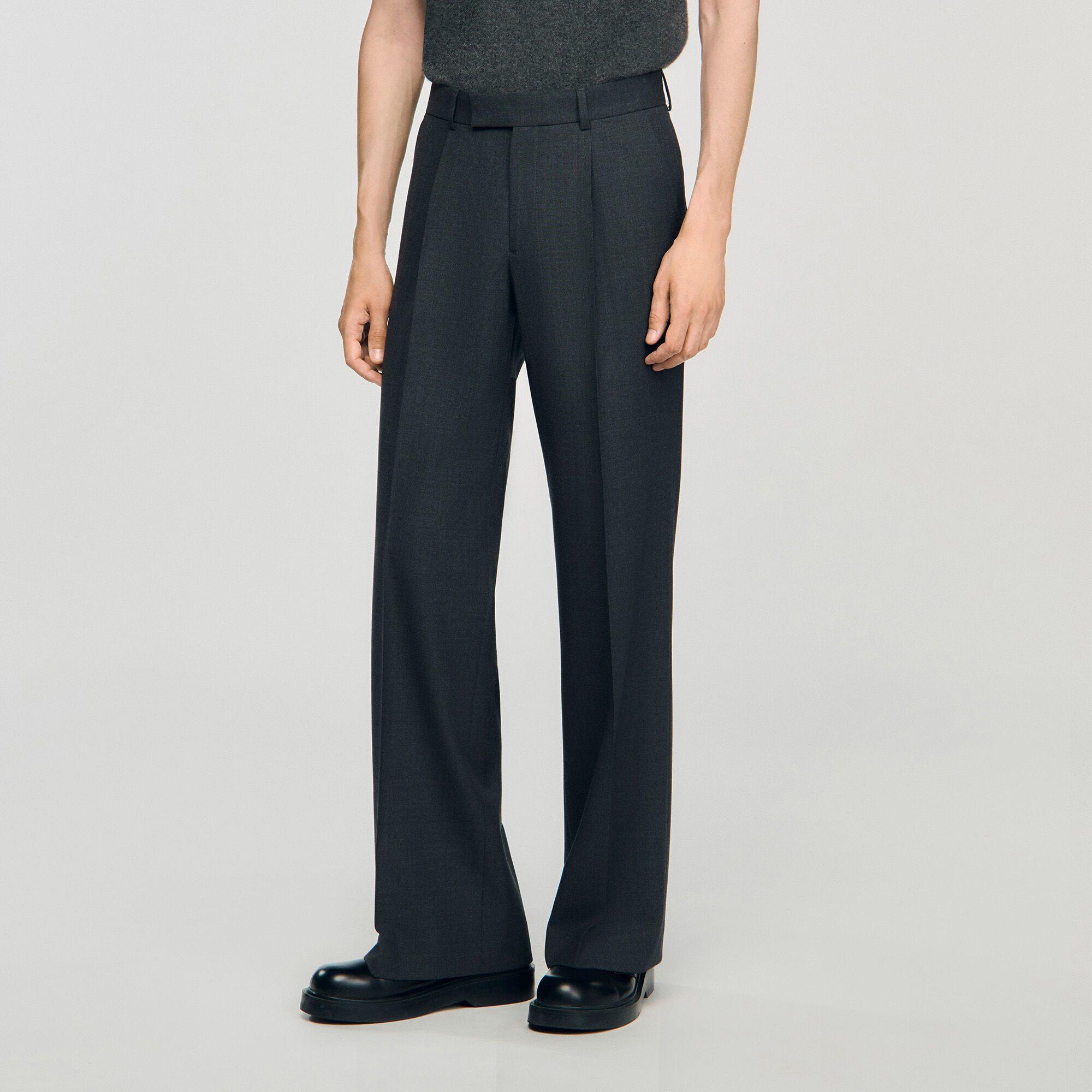 Pantalon de costume en laine