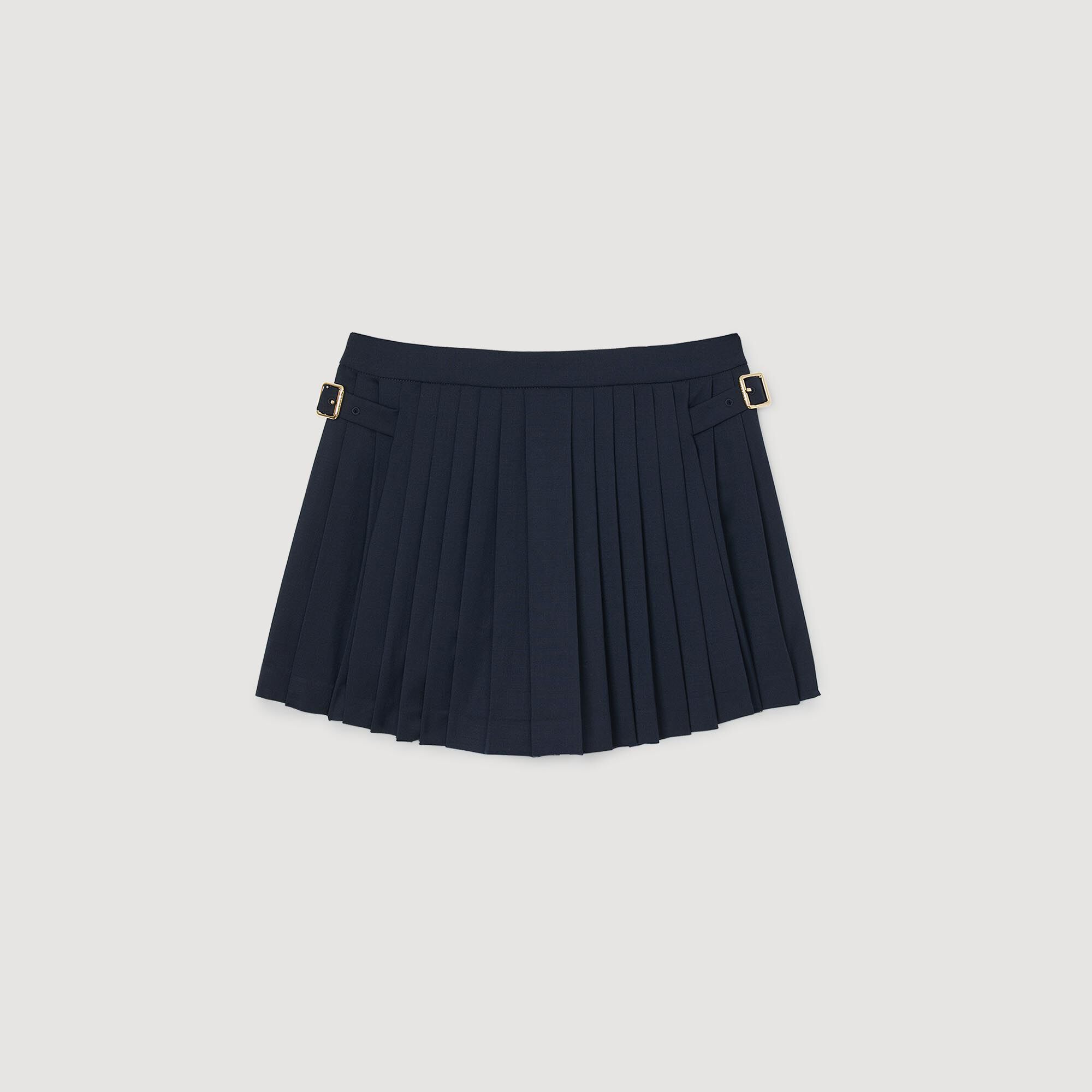 Jupe short à plis