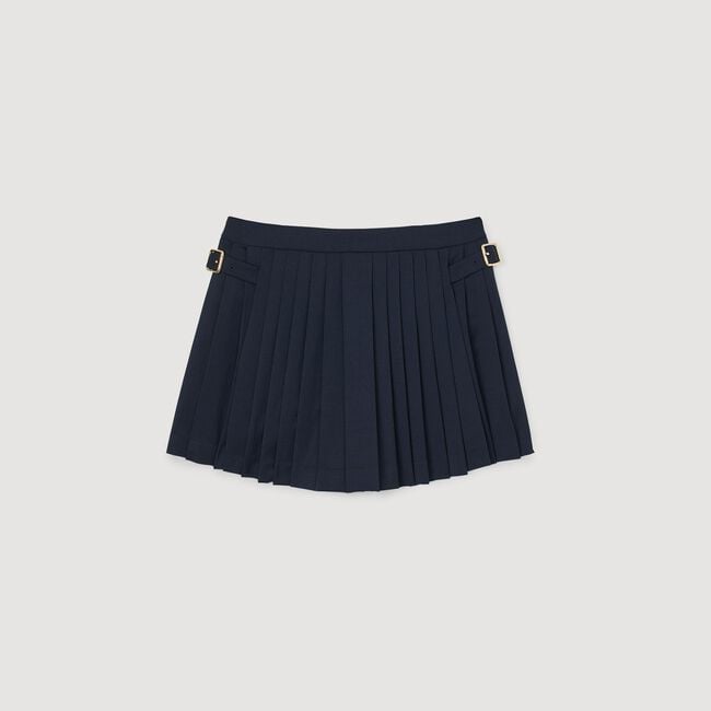 Jupe short à plis