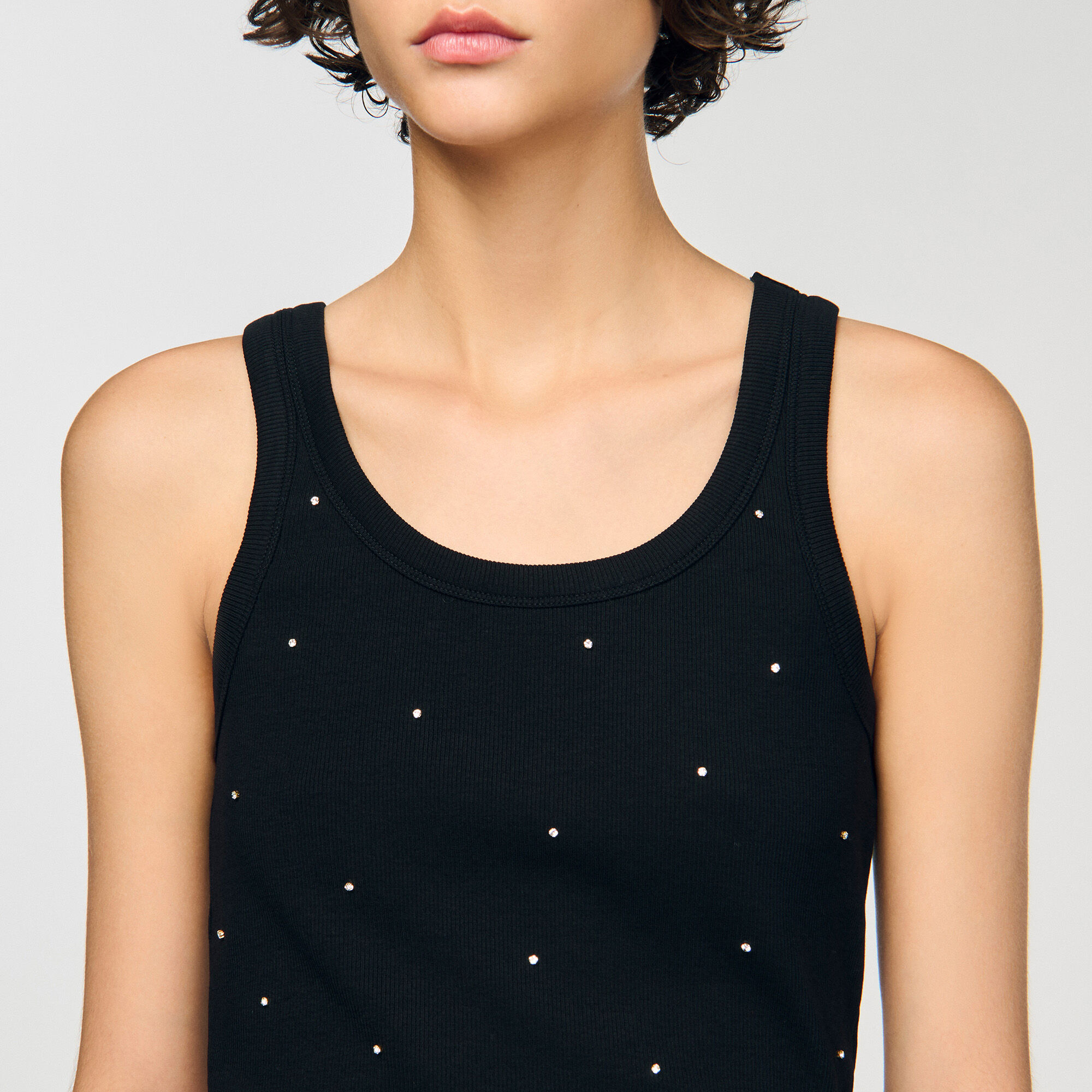 Tanktop mit Strass
