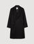 3/4-length double-breasted coat