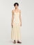 Pleated maxi dress