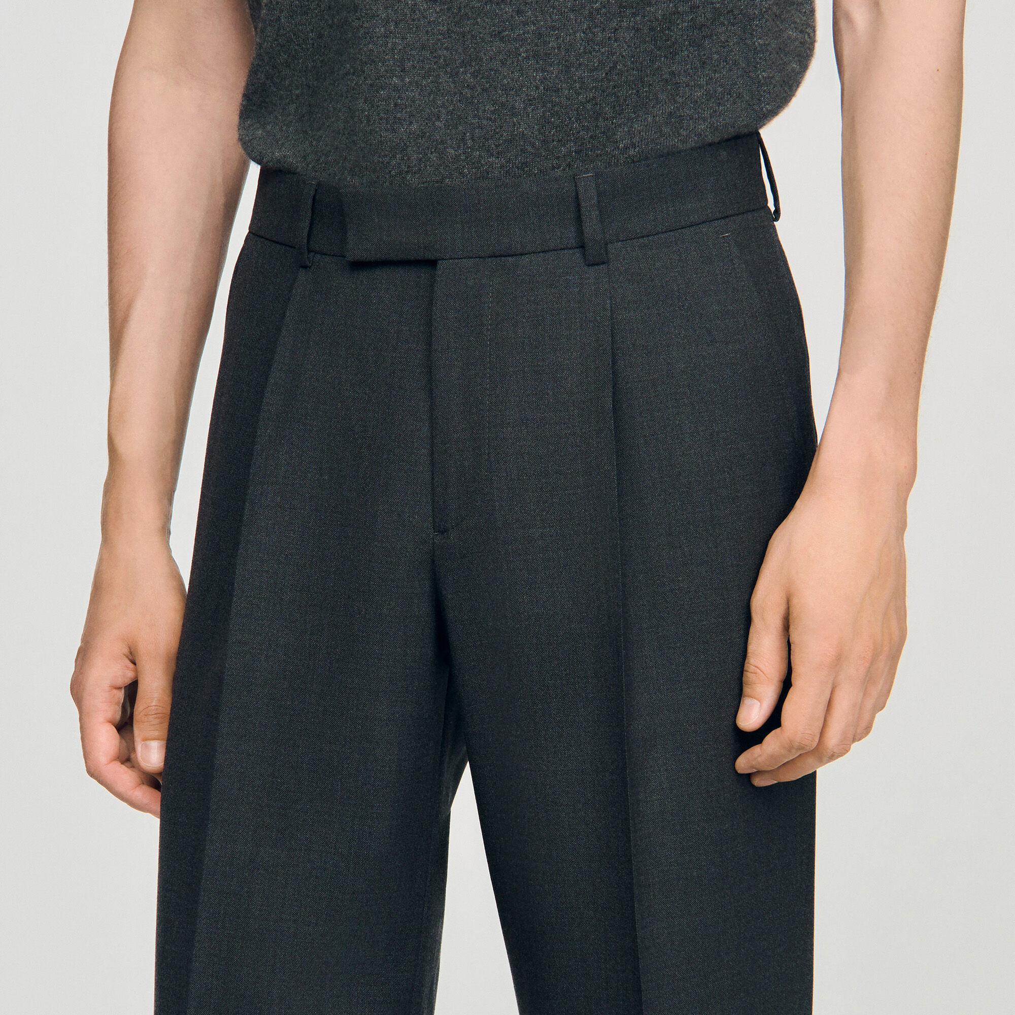 Pantalon de costume en laine