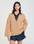 Langer Cardigan aus Wolle