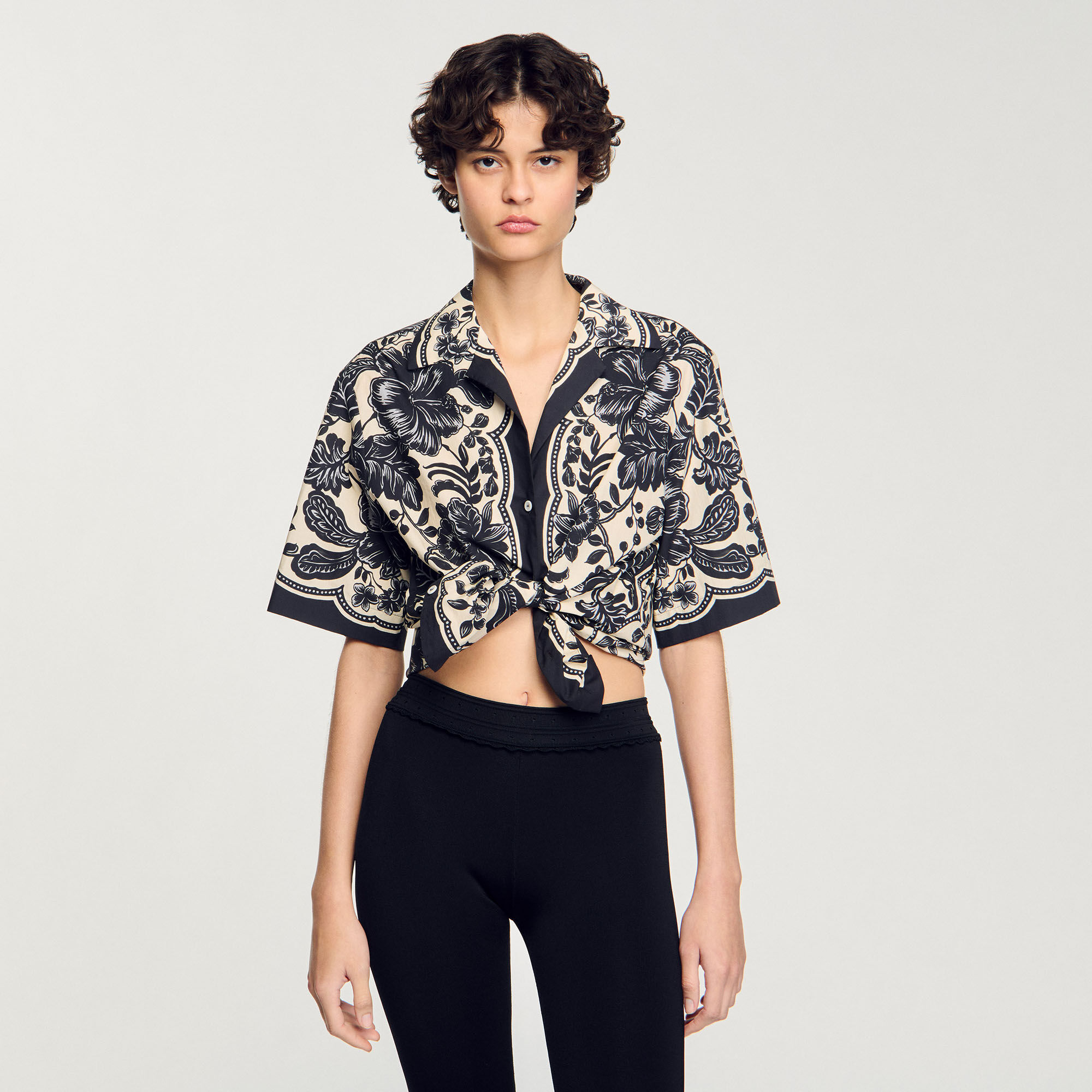 Hemd mit Blumenprint