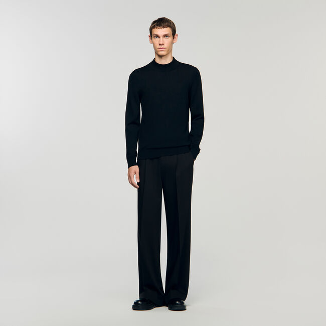 Pullover mit Stehkragen