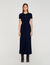 Langes Strickkleid