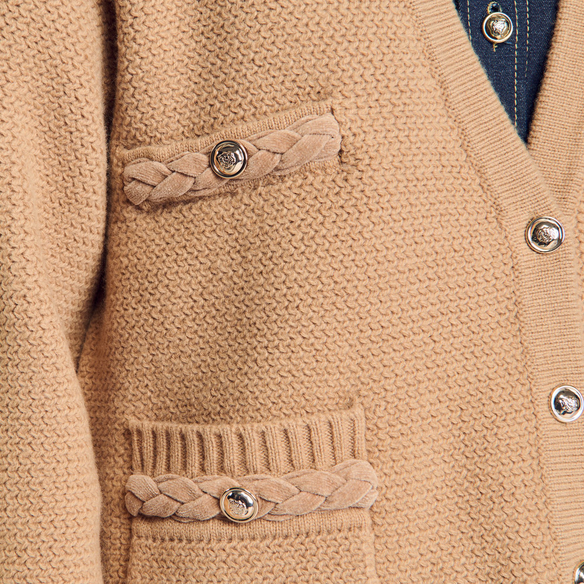 Langer Cardigan aus Wolle