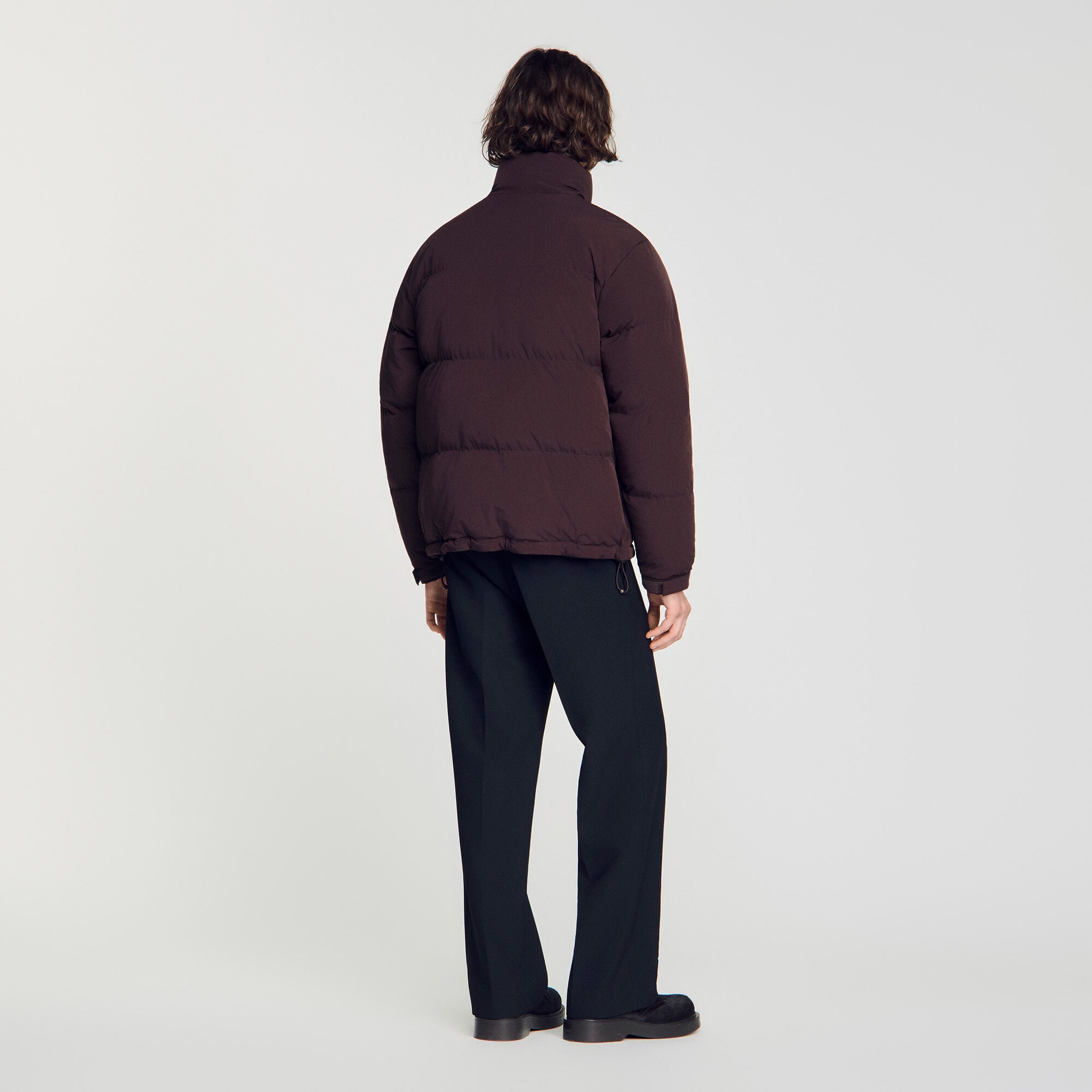 Doudoune en tissu technique zipp&eacute;e - Homme | Sandro