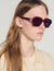 Lunettes de soleil &agrave; d&eacute;tails logo