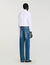 Pleated cropped shirt
