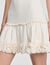 Floral knit short dress