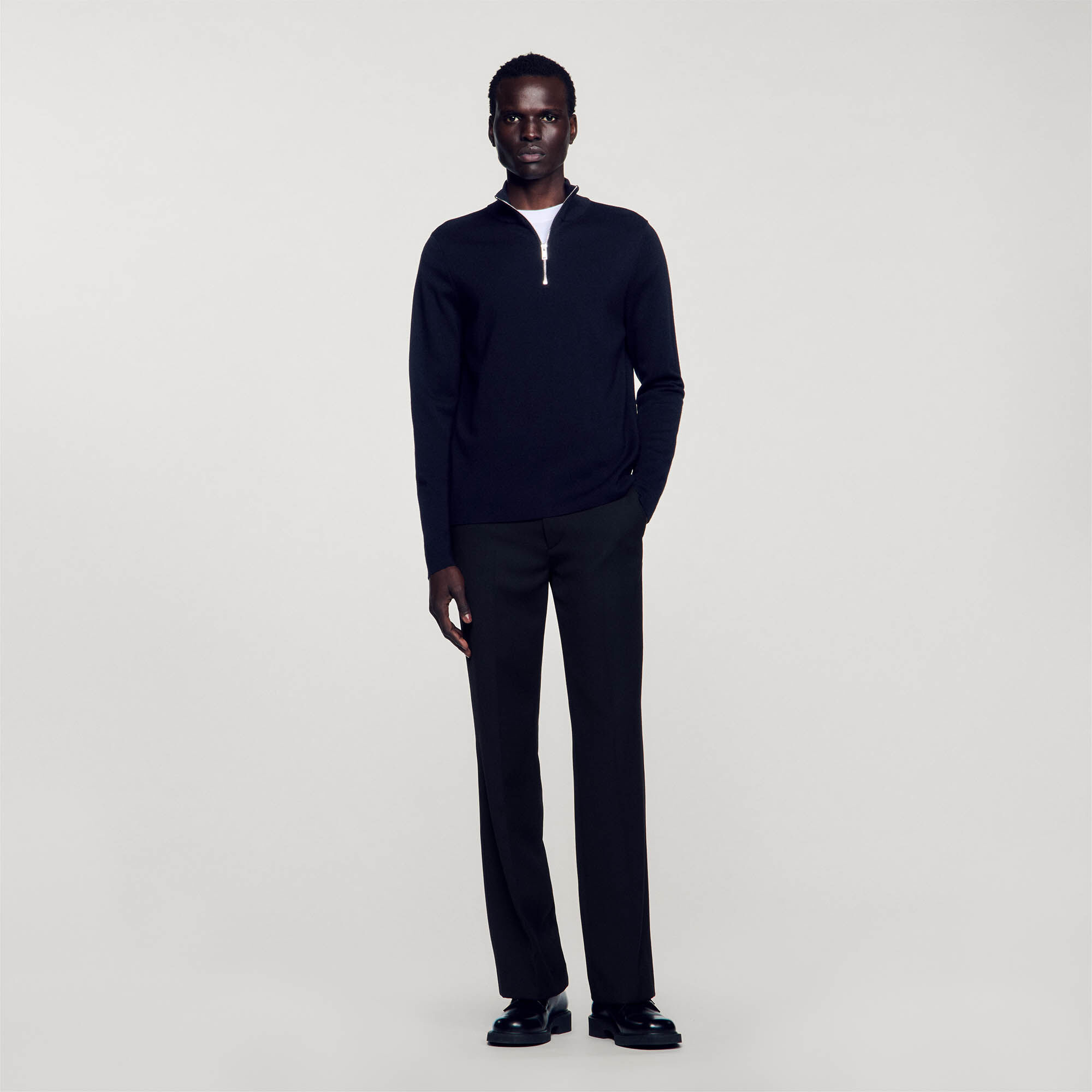 Pull sandro mauvais garcon outlet