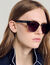 Acetate logo sunglasses