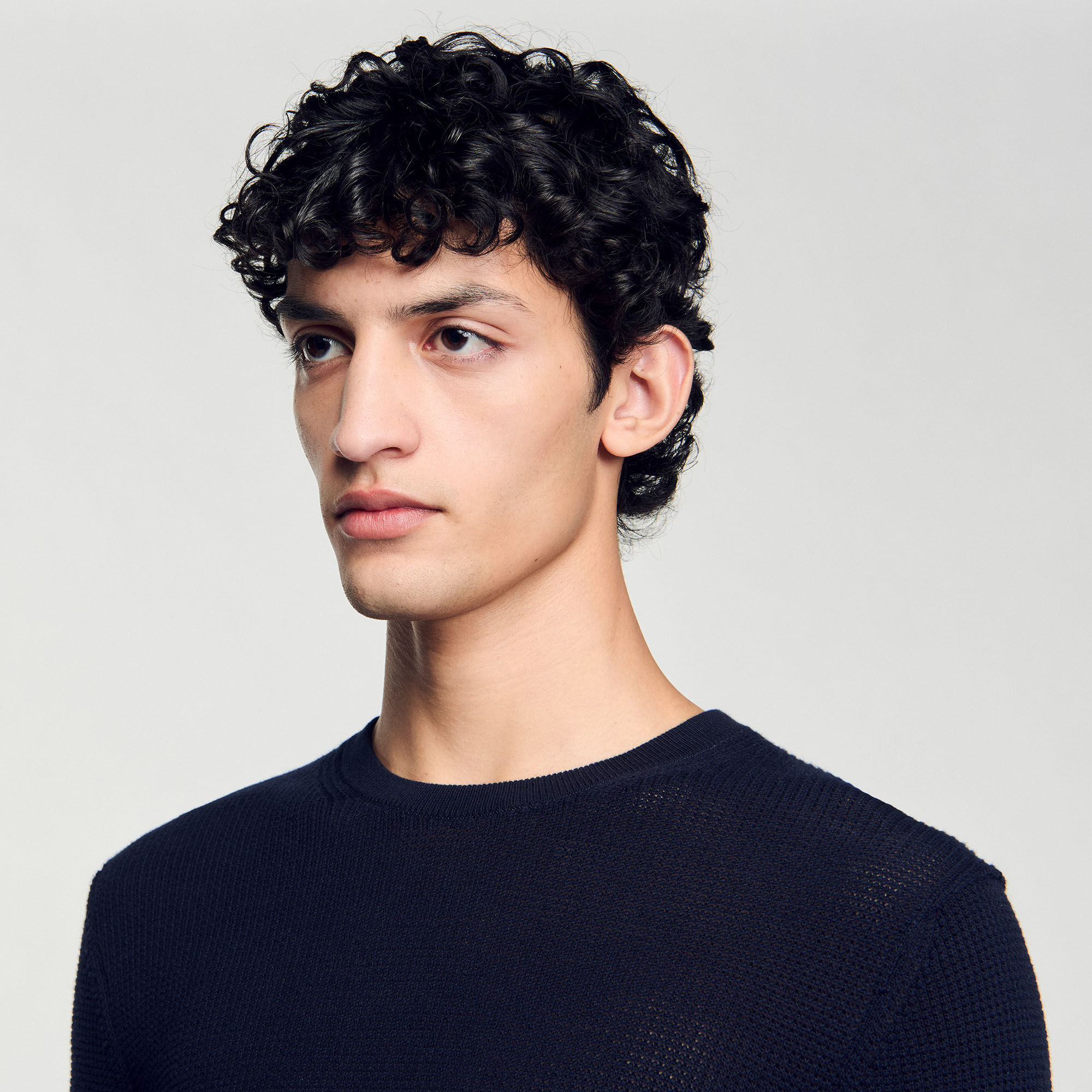 Pull en maille texturée
