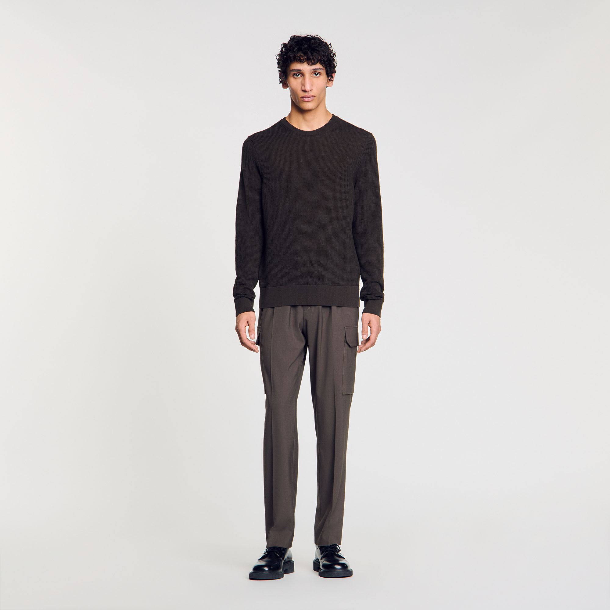 Pullover aus texturiertem Strick