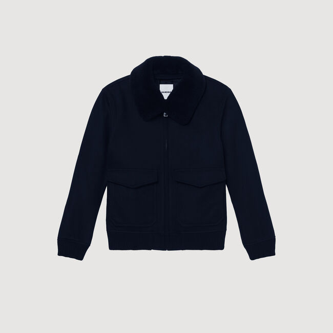 Blouson aviateur zippé