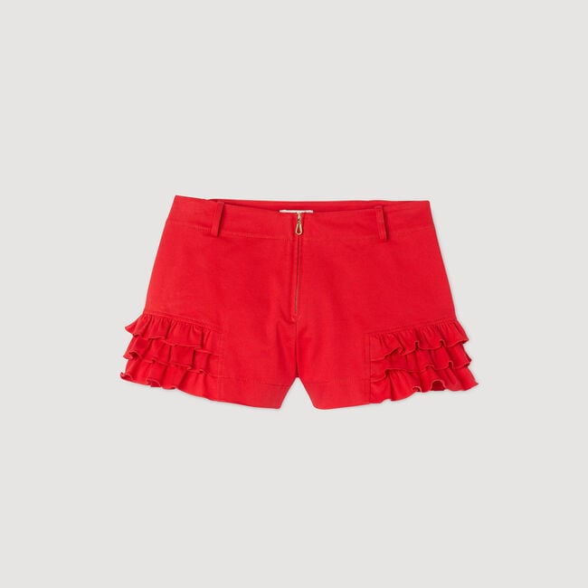 Ruffled shorts