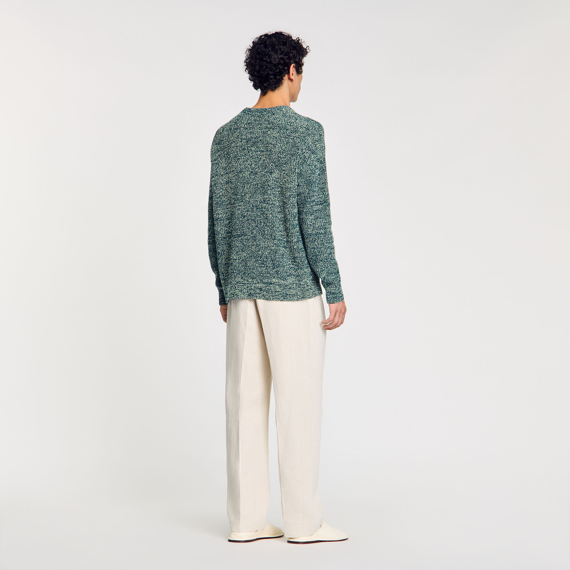 Pull en maille chenille