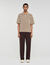 Cardiganhemd mit Seil-Jacquard