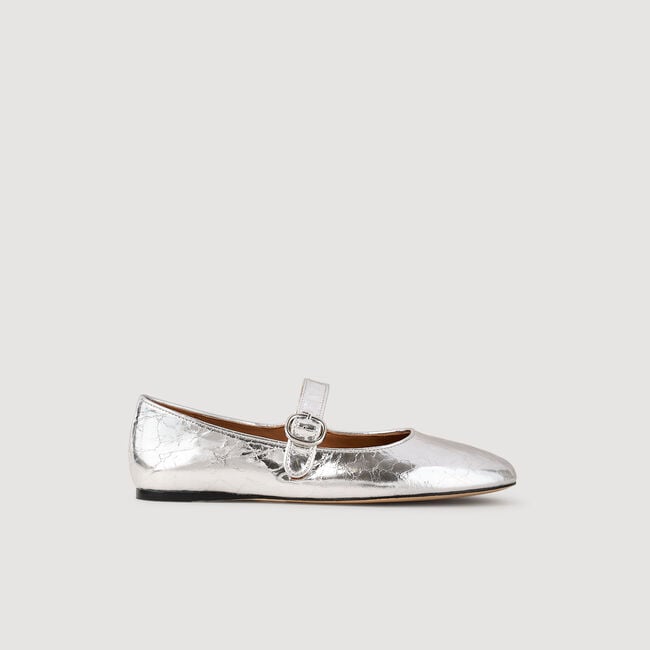 Ballerinas aus Lackleder