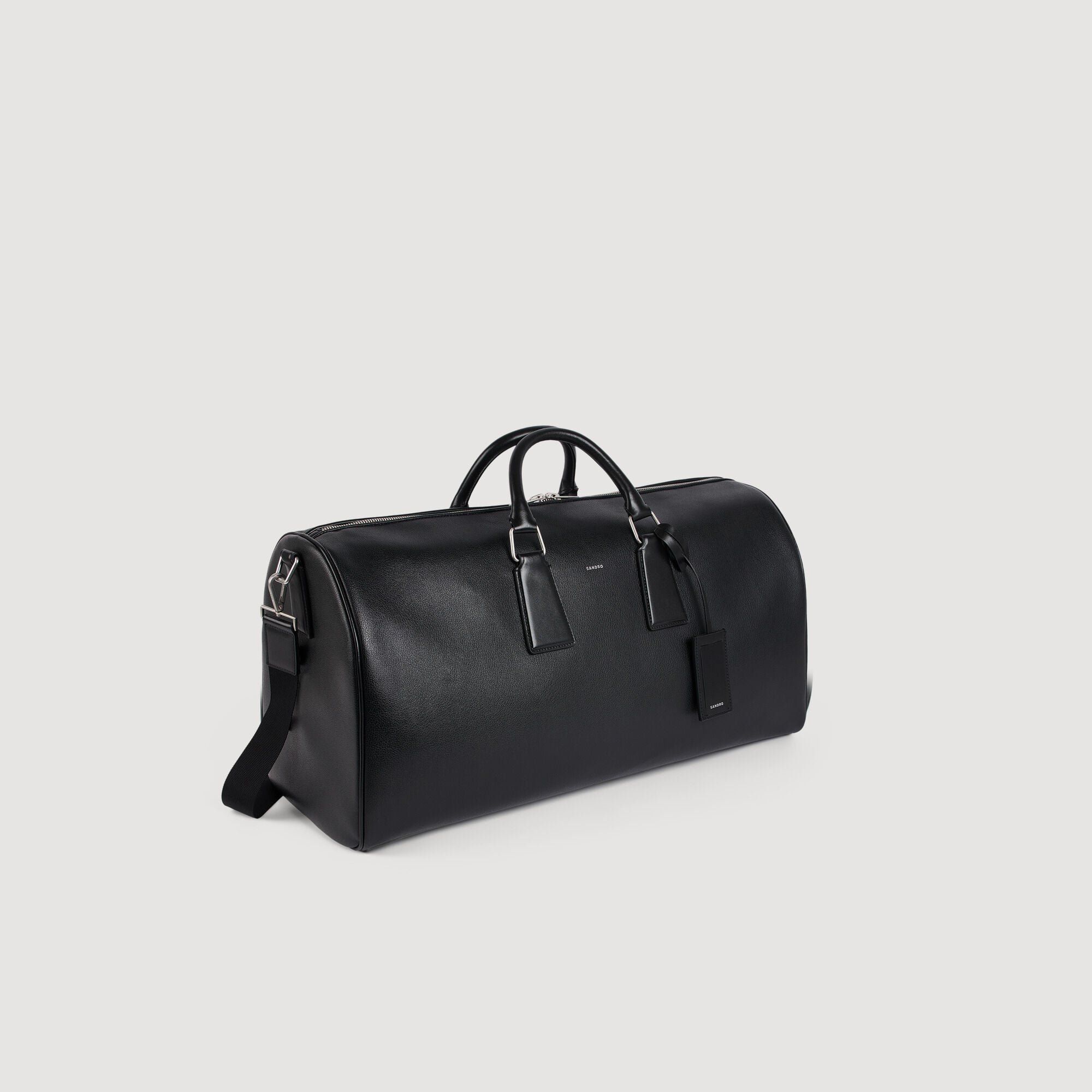 Sac week-end en cuir reconstitu&eacute;  - Homme | Sandro