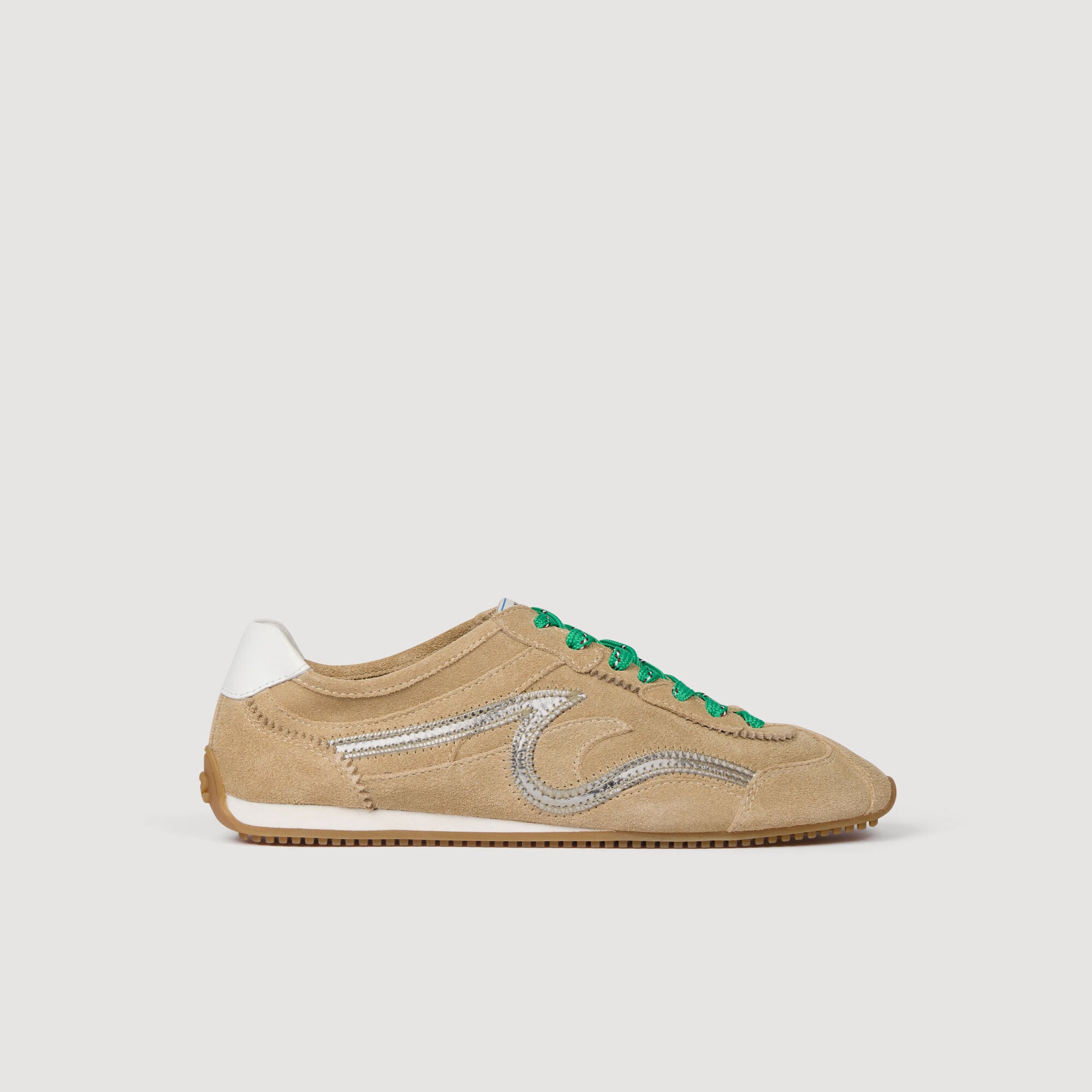 Light-Wave-Sneaker aus Veloursleder