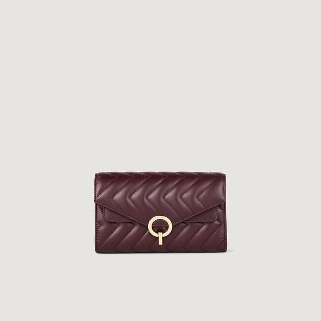 Pochette crossbody en cuir