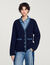 Cardigan à détails denim 