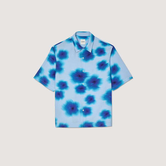 Chemise à imprimé fleuri