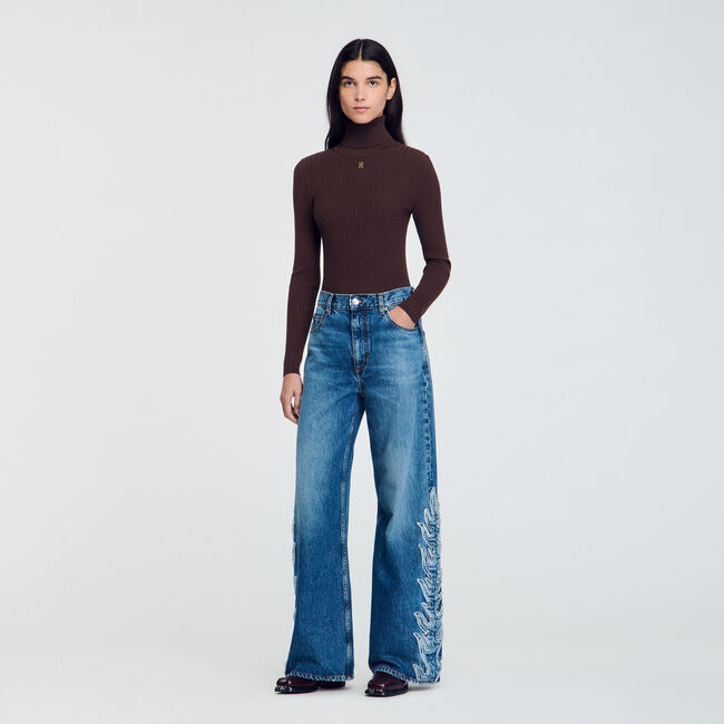 Flared Jeans Flammen