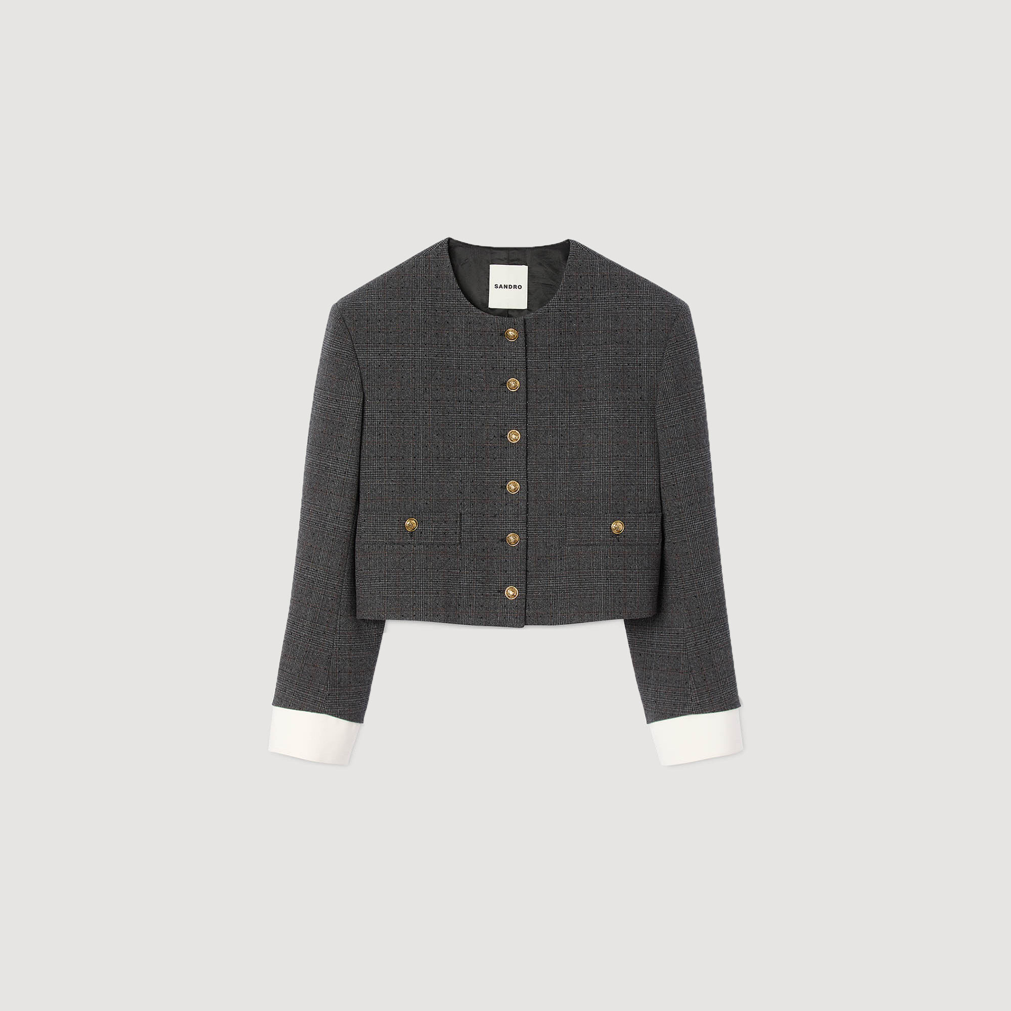 Veste de tailleur strassée