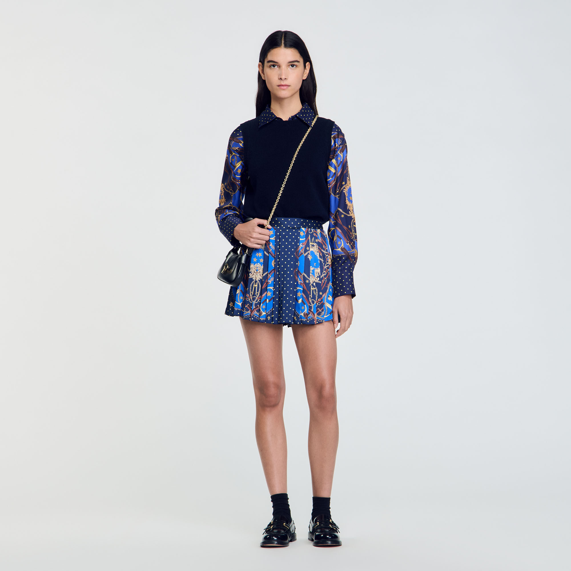 Jupe short imprimée