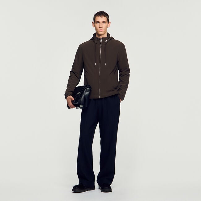 Kapuzenblouson mit Rei&szlig;verschluss - Herren | Sandro