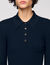 Pull polo en maille torsadée