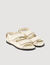 Sandalen aus glattem Lammleder