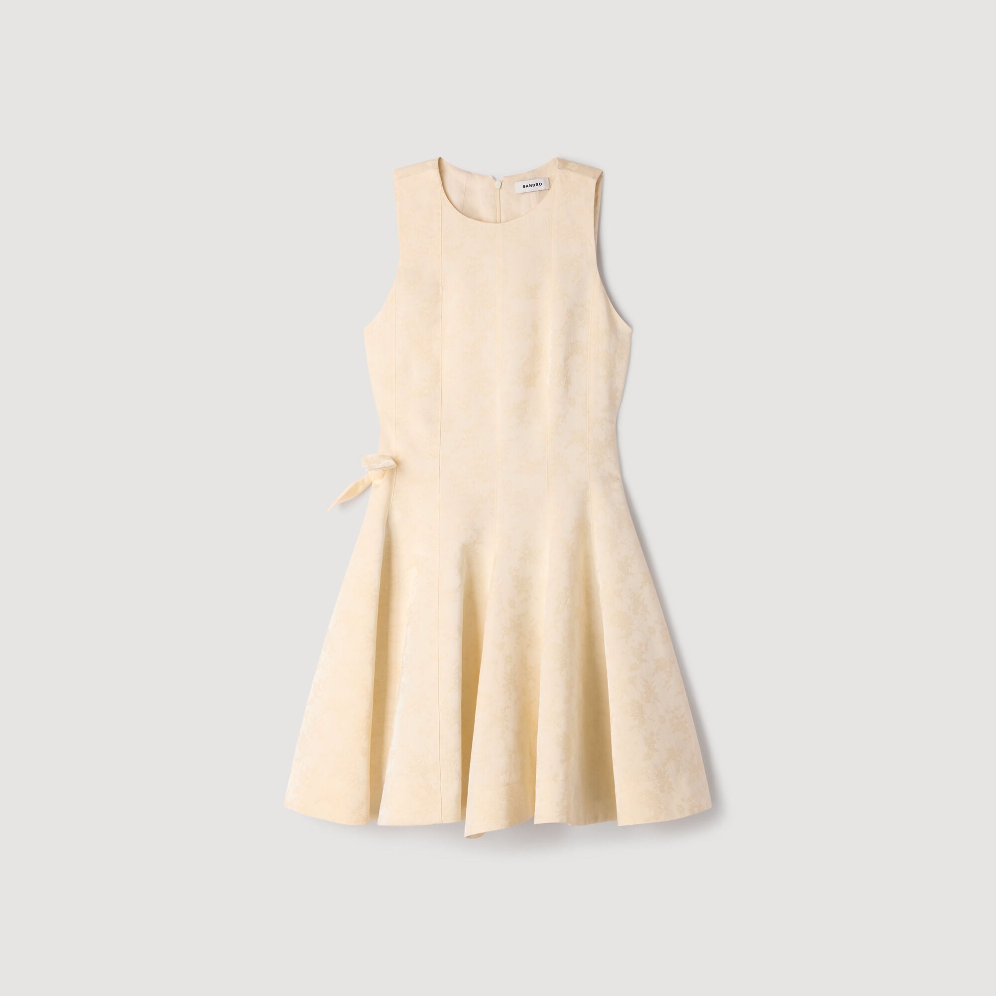 Kurzes florales Jacquardkleid