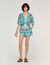 Kurze Shorts mit Blumenprint