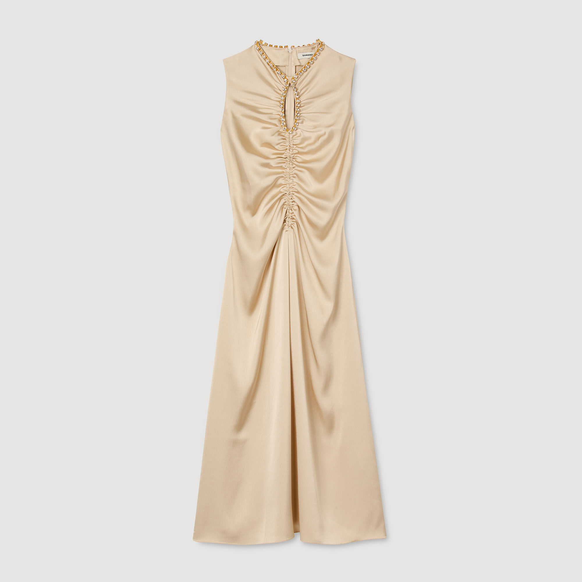 Robe midi à strass