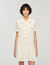 Robe courte en dentelle 