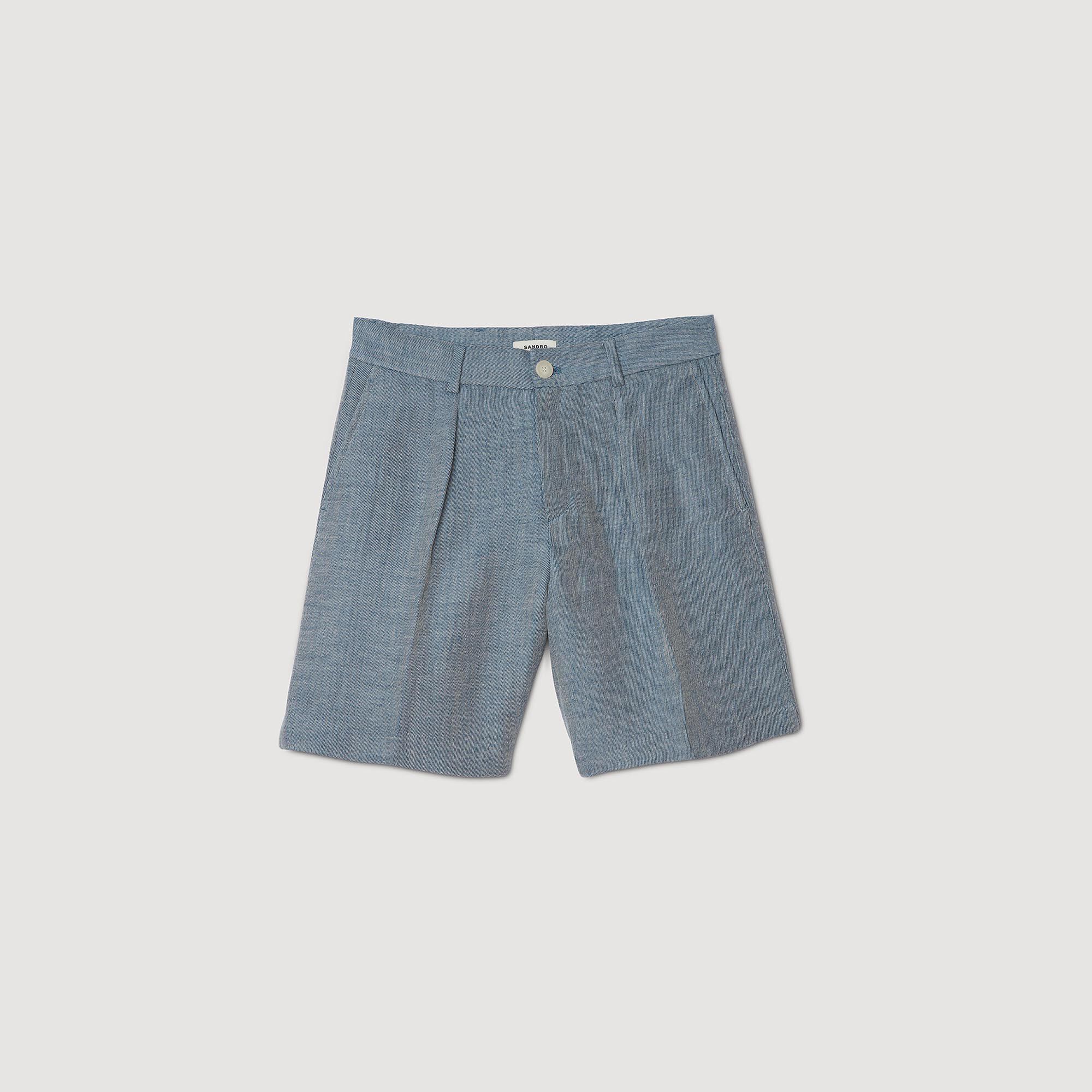 Shorts mit Falte