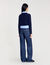 Cropped wool and cashmere jumper