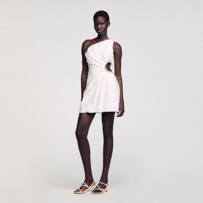 Short asymmetrical dress