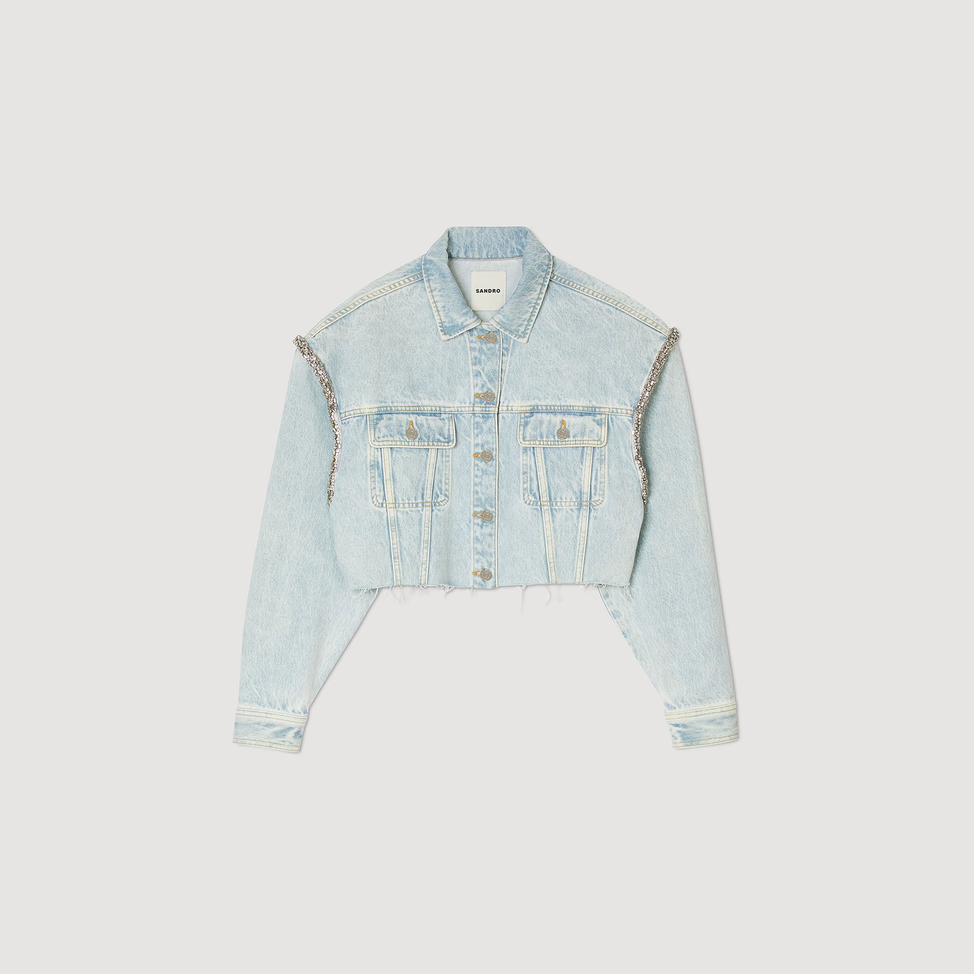 Veste en jean sandro femme online